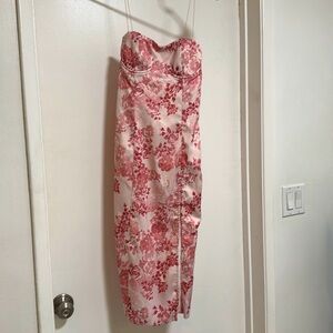 H:ours XXS dress with side slit from Revolve